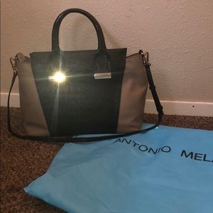 Antonio Melani NWT purse. Black & Tan.